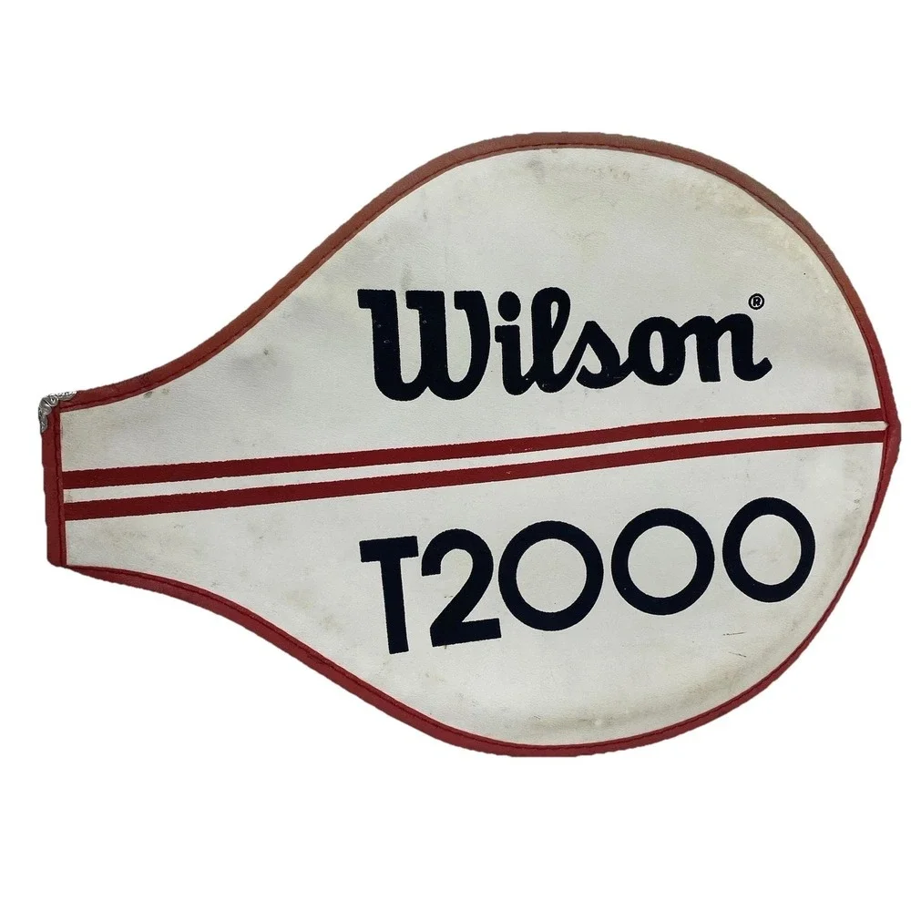 Vtg Wilson T2000 Tennis Racket with Cover 4.5